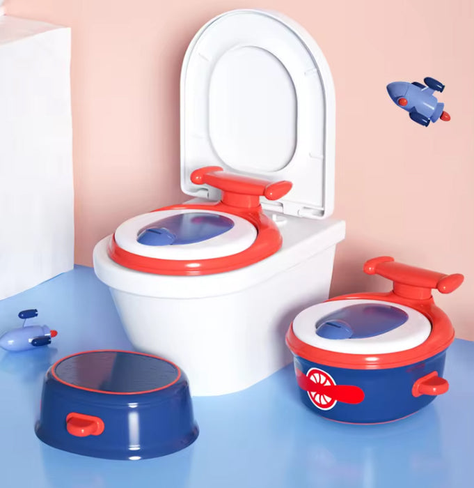3in1 Töpfchen I Lerntöpfchen & Kindertoilette I Toilettentrainer mit Sitz & Klobrille - Mex Trade UG