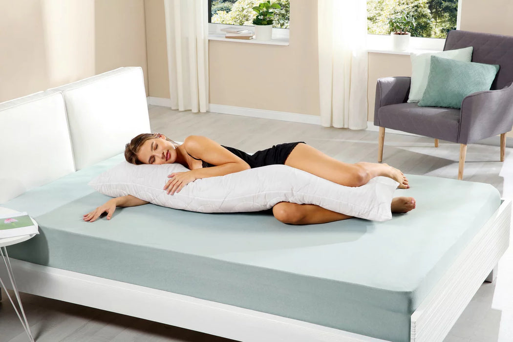Luxuriöses Seitenschläferkissen Kissen - 40x145 cm weiß - Mex Trade UG
