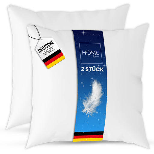 Federkopfkissen 80 x 80 cm – 1.200 g - 100 % Naturfedern MADE IN GERMANY - Mex Trade UG