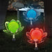 3er set led solar lotus