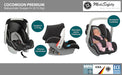 Autokindersitz Babyschale Cocomoon ab Geburt 0-13 Kg blau schwarz - Mex Trade UG