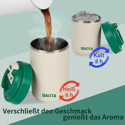 BAOTA Thermobecher Innovatives Griffdesign