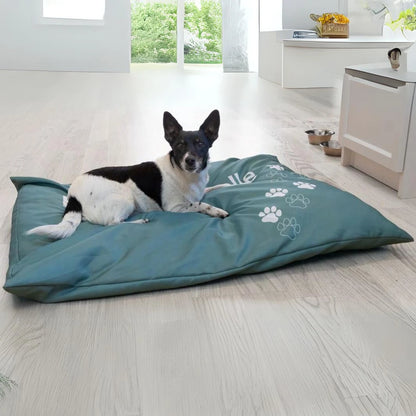 hundekissen hundebett schlafplatz hundematte tierbett katzenbett blau