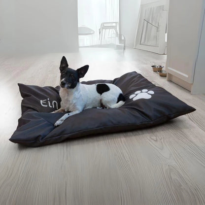 hundekissen hundebett schlafplatz hundematte tierbett katzenbett schwarz