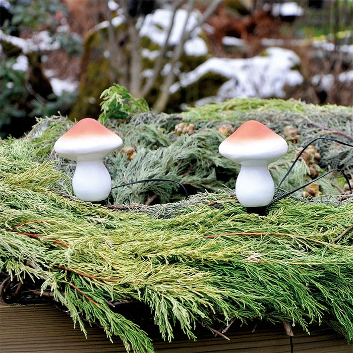 Pilz Gartendeko LED Solarleuchte