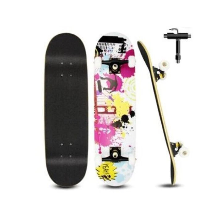 Skateboard 80x20cm Ahornholz